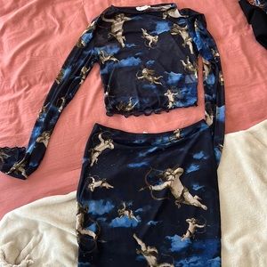 Matching mesh set with pattern